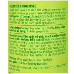 Sữa tắm gội cho bé Lactacyd Milky Baby Sanofi bảo vệ và nuôi dưỡng da (500ml)