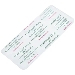 Thuốc Levothyrox 25µg Merck điều trị bướu giáp đơn thuần lành tính (2 vỉ x 15 viên)