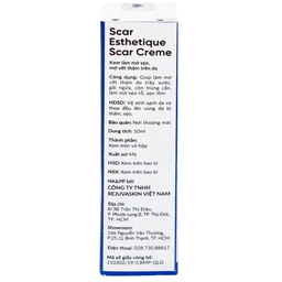 Kem bôi Rejuvaskin Scar Esthetique Silicone giúp cải thiện tình trạng sẹo (10ml)