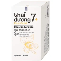 Dầu gội dược liệu Thái Dương 7 Plus Gold ngừa rụng tóc, giảm ngứa 250ml