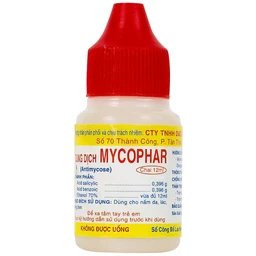 Dung dịch bôi lác, lang ben, nấm da Mycophar 12ml