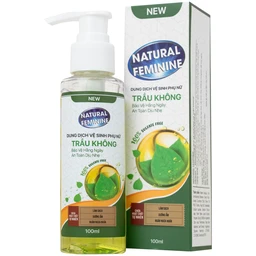 Dung dịch vệ sinh phụ nữ Natural Feminine Lá Trầu Không vệ sinh nhẹ nhàng, kháng khuẩn (100ml)