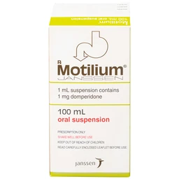 Hỗn dịch uống Motilium Janssen điều trị triệu chứng nôn và buồn nôn (100ml)