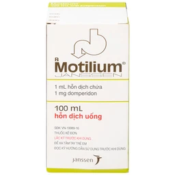 Hỗn dịch uống Motilium Janssen điều trị triệu chứng nôn và buồn nôn (100ml)