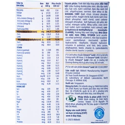 Sữa tăng cường sức khỏe khối cơ tăng miễn dịch Ensure Gold StrengthPro hương vani ít ngọt (380g)