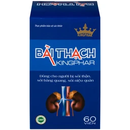 Viên uống giúp lợi tiểu, hỗ trợ bài tiết cặn sỏi giảm sỏi tiết niệu Bài Thạch Kingphar (60 viên)