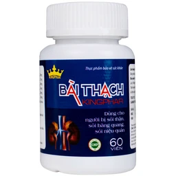 Viên uống giúp lợi tiểu, hỗ trợ bài tiết cặn sỏi giảm sỏi tiết niệu Bài Thạch Kingphar (60 viên)