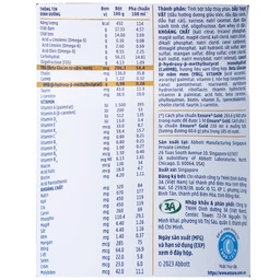 Sữa tăng cường sức khỏe khối cơ tăng miễn dịch Ensure Gold StrengthPro hương vani (380g)