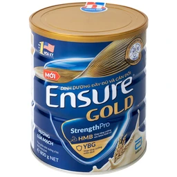Sữa tăng cường sức khỏe khối cơ tăng miễn dịch Ensure Gold StrengthPro hương lúa mạch (800g)