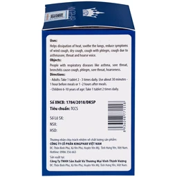 Viên uống giúp thanh nhiệt, nhuận phế, giảm ho Toàn Lộc Bổ Phế Kingphar (60 viên)