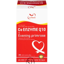 Viên uống hỗ trợ tốt cho tim mạch, giảm cholesterol máu Co Enzyme Q10 & Evening primrose (30 viên)