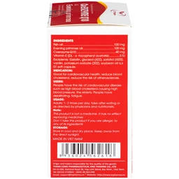 Viên uống hỗ trợ tốt cho tim mạch, giảm cholesterol máu Co Enzyme Q10 & Evening primrose (30 viên)