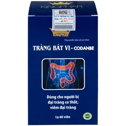 Viên uống hỗ trợ tăng cường tiêu hóa cho người viêm đại tràng Tràng Bát Vị-Codanbe Kingphar (60 viên)