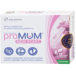 Viên uống bổ sung acid folic, kẽm, vitamin cho phụ nữ có kế hoạch mang thai proMUM New Start (2 vỉ x 15 viên)