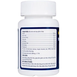 Viên uống hỗ trợ tăng cường tiêu hóa cho người viêm đại tràng Tràng Bát Vị-Codanbe Kingphar (60 viên)