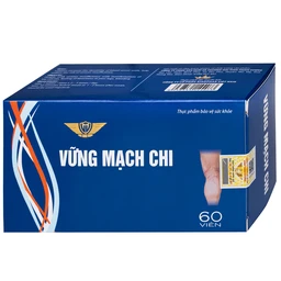 Viên uống giúp giảm nguy cơ suy tĩnh mạch, tăng tính bền thành mạch Vững Mạch Chi Kingphar (6 vỉ x 10 viên)
