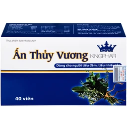 Viên uống giúp bổ thận, giảm tiêu đêm tiểu ngày nhiều lần Ấn Thủy Vương Kingphar (4 vỉ x 10 viên)