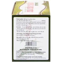 Thuốc cốm Kim Tiền Thảo HM trị sỏi thận, sỏi niệu, viêm bể thận, viêm túi mật (21 gói x 2g)