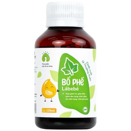 Siro hỗ giúp giảm ho, giảm đờm, giảm đau họng Bổ Phế Lábebé (120ml)