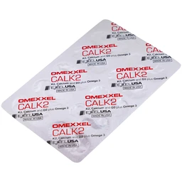Viên uống bổ sung Canxi giúp xương răng chắc khỏe Omexxel Calk2 (3 vỉ x 10 viên)