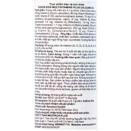 Viên sủi bổ sung calci và vitamin cho trẻ em Kudos Kids Multivitamins Plus Calcium & D3 hương dưa hấu (20 viên)