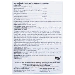 Viên uống hỗ trợ tốt cho não và mắt Omexxel 3-6-9 Premium (100 viên)