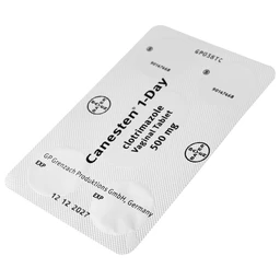 Viên đặt âm đạo Canesten 500mg Bayer hỗ trợ điều trị viêm âm đạo (1 viên)