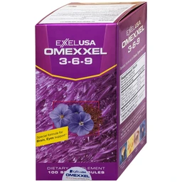 Viên uống hỗ trợ tốt cho não bộ, thị lực và tim mạch Omexxel 3-6-9 (100 viên)