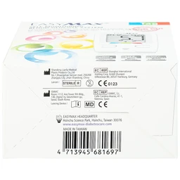 Combo 3 hộp que thử đường huyết Easy Max (25 cái) - tặng máy đo đường huyết Easy Max Tag