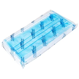 Khẩu trang 3 lớp Famapro màu xanh (50 cái) Nam Anh ngăn khói bụi, vi khuẩn