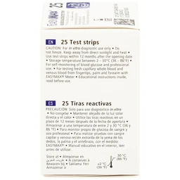 Combo 3 hộp que thử đường huyết Easy Max (25 cái) - tặng máy đo đường huyết Easy Max Tag