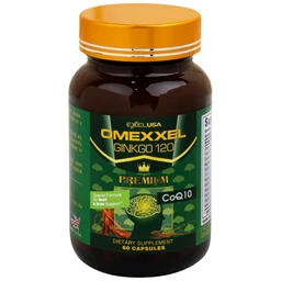 Viên uống hỗ trợ tốt cho não và tim mạch Omexxel Ginkgo 120 Premium (60 viên)