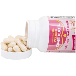 Viên uống bổ sung collagen, giúp làm đẹp da, tóc, móng chắc khỏe Premium Omexxel Skin Hair & Nails Health (60 viên)