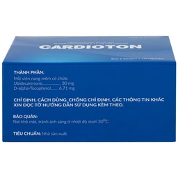 Thuốc Cardioton Lipa Pharma điều trị suy tim, tăng huyết áp, bổ sung năng lượng (6 vỉ x 10 viên) 