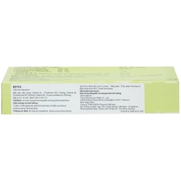 Thuốc Betex Favorex bổ sung vitamin B1, B6, B12 (5 vỉ x 10 viên)