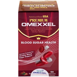 Viên uống hỗ trợ ổn định đường huyết Premium Omexxel Blood Sugar Health (60 viên)