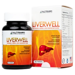 Viên uống giúp giải độc gan, tăng cường chức năng gan, bảo vệ gan Liverwell Nutrimed (60 viên)