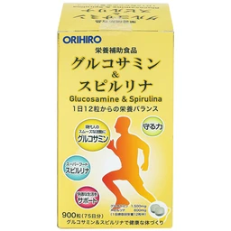 Viên uống tăng tiết dịch khớp giảm thoái hóa khớp Orihiro Glucosamine and Spirulna (900 viên)
