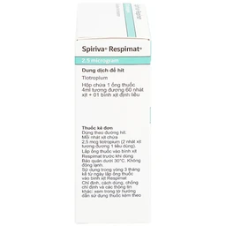 Bình xịt Spiriva Respimat Boehringer điều trị viêm phế quản mạn (30 liều)