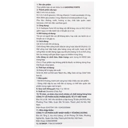 Siro hỗ trợ tăng sức đề kháng Gadopax Forte Valens (100ml)