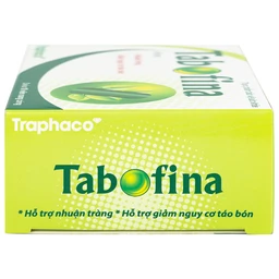 Viên hỗ trợ giảm nguy cơ táo bón Tabofina Traphaco (3 vỉ x 10 viên)