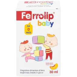 Dung dịch giúp giảm nguy cơ thiếu máu do thiếu sắt Ferrolip Baby InPharma SpA (30ml)