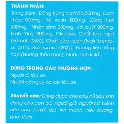 Nước uống Saytauxe (10 chai x 30ml)