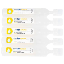 Dung dịch vệ sinh tai mũi họng Livespo Navax (10 ống x 4ml) giảm nguy cơ viêm đường hô hấp