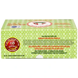 Dầu gió Nhị Thiên Đường 1.5ml (10 chai) dùng khi cảm mạo phong hàn, sổ mũi, chóng mặt, nhức đầu, say tàu xe