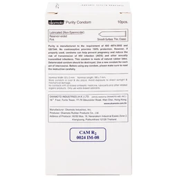 Bao cao su Okamoto Skinless Skin Purity không mùi, tinh khiết, dùng để phòng tránh thai và ngăn ngừa HIV (10 cái)