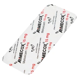 Thuốc Atimecox 15mg An Thiên giảm các dấu hiệu và triệu chứng của viêm xương khớp (3 vỉ x 10 viên)