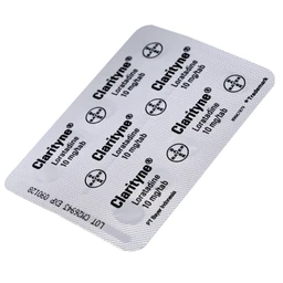 Thuốc Clarityne 10mg Bayer giảm các triệu chứng do viêm mũi dị ứng và mày đay mạn tính vô căn (1 vỉ x 10 viên)