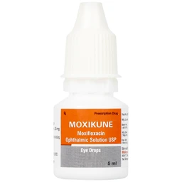 Dung dịch nhỏ mắt Moxikune điều trị các tình trạng nhiễm khuẩn mắt, chống viêm sau phẫu thuật (5ml)
