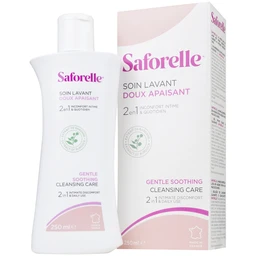 Dung dịch vệ sinh phụ nữ Saforelle Gentle Soothing Cleansing Care làm sạch dịu nhẹ, bảo vệ vùng kín (250ml)